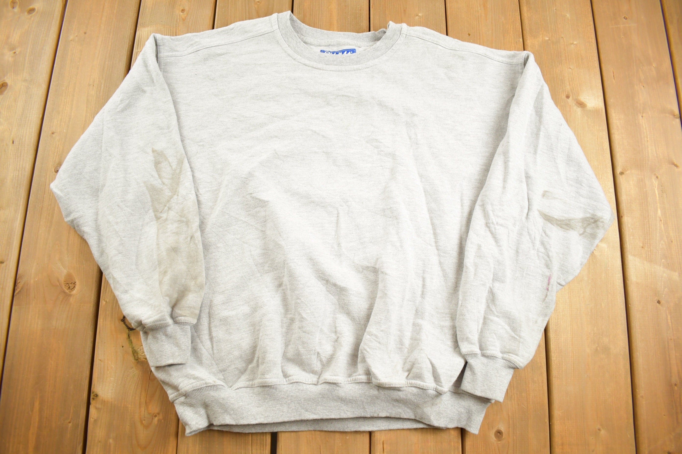 Vintage 1990s Pluma Russell Athletics Blank Crewneck Sweatshirt