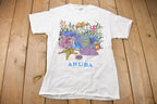 Vintage 1990s Aruba Fishies Graphic T-Shirt