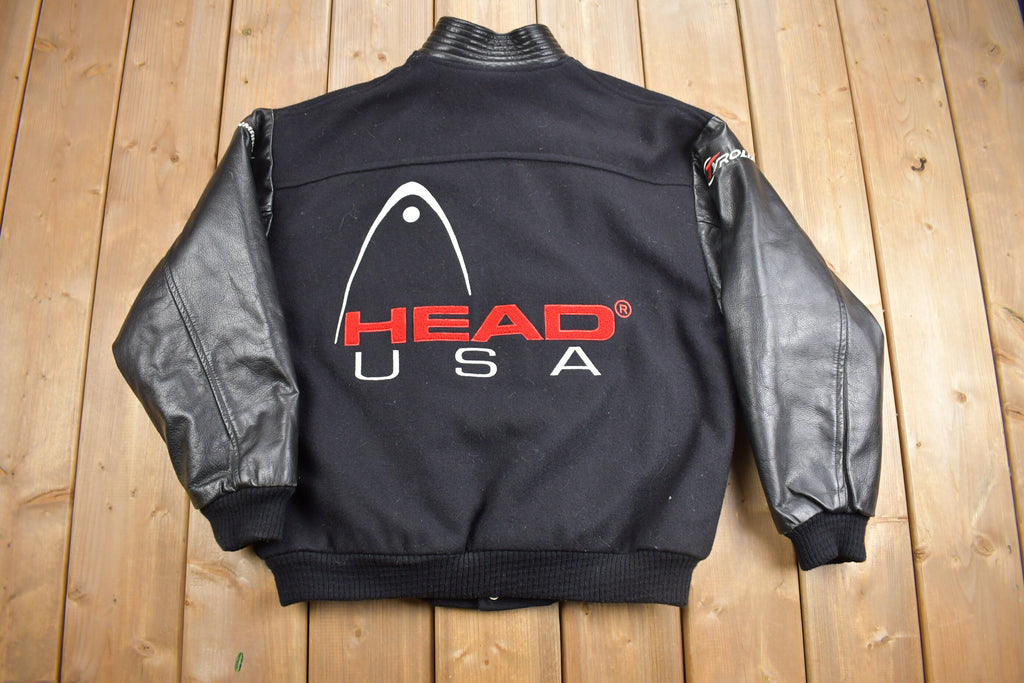 Vintage 1990s Head USA Tennis Varsity Jacket