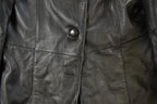 Vintage 1990s Wilsons Leather Trench Coat Women's Large
