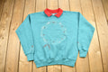 Vintage 1990s Cute Collared Crewneck Sweater