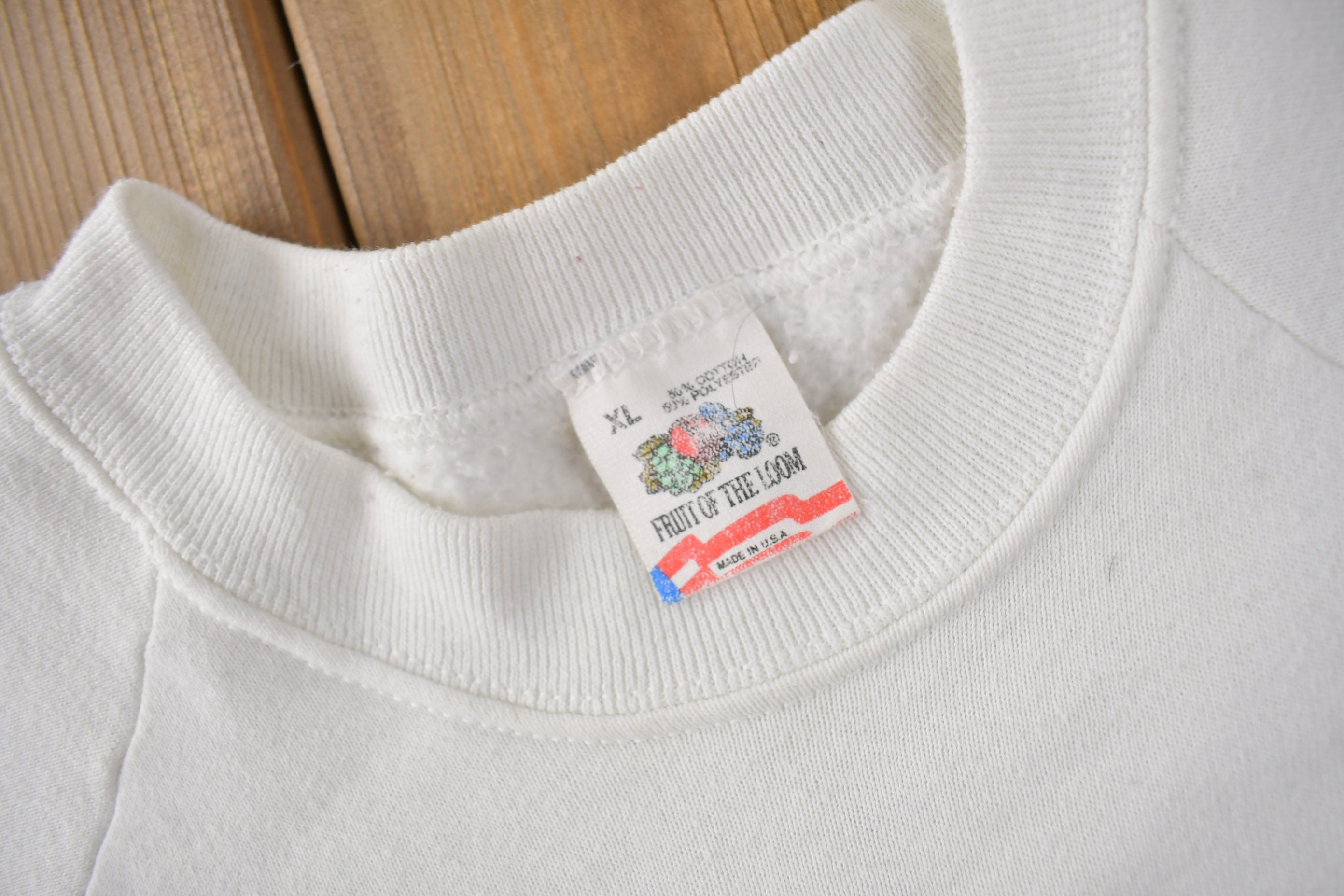 Vintage 1991 United States Of America Graphic Crewneck Sweatshirt Made In USA