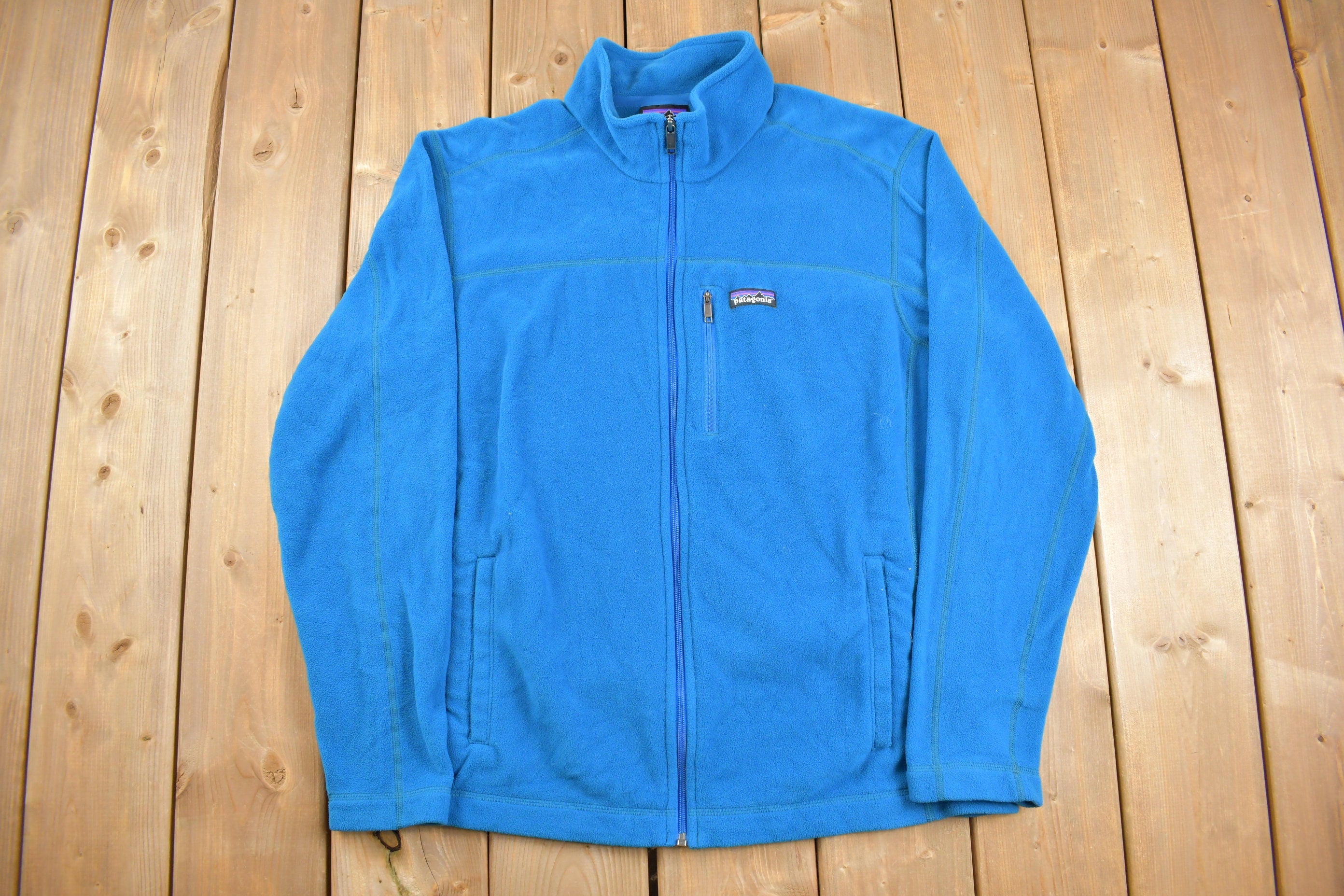 Vintage 1990s Patagonia Zip Up Fleece Sweater