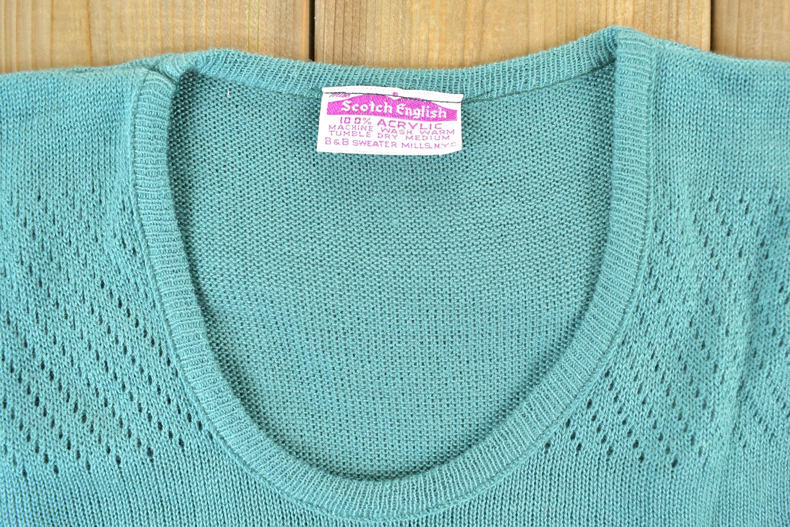 Vintage 1990s Scotch English Knit T-Shirt