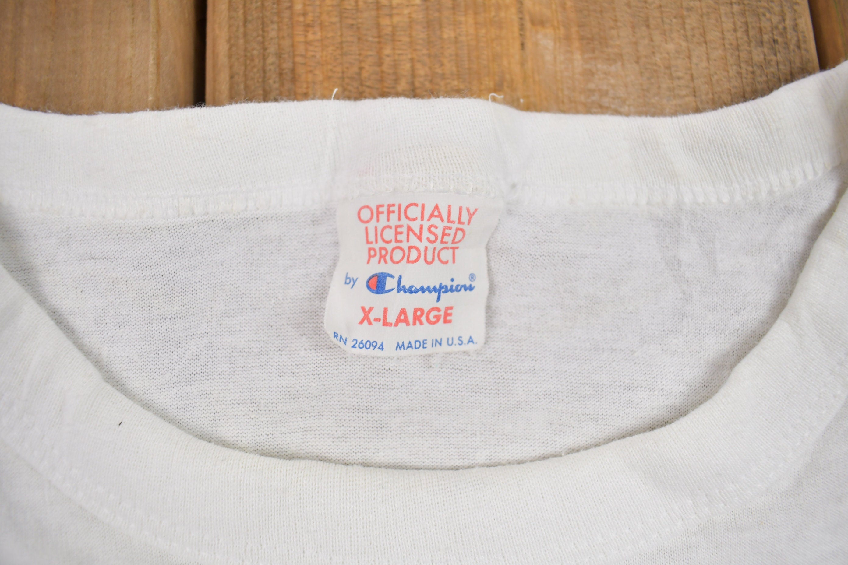 Vintage 1990s Funny Teacher Champion Graphic T Shirt