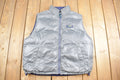 Vintage 1990s Eddie Bauer EBTEK Goose Down Reversible Puffer Vest  90s Vest  Streetwear  Outdoorsman  Hiking  Ski Vest
