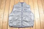 Vintage 1990s Eddie Bauer EBTEK Goose Down Reversible Puffer Vest  90s Vest  Streetwear  Outdoorsman  Hiking  Ski Vest