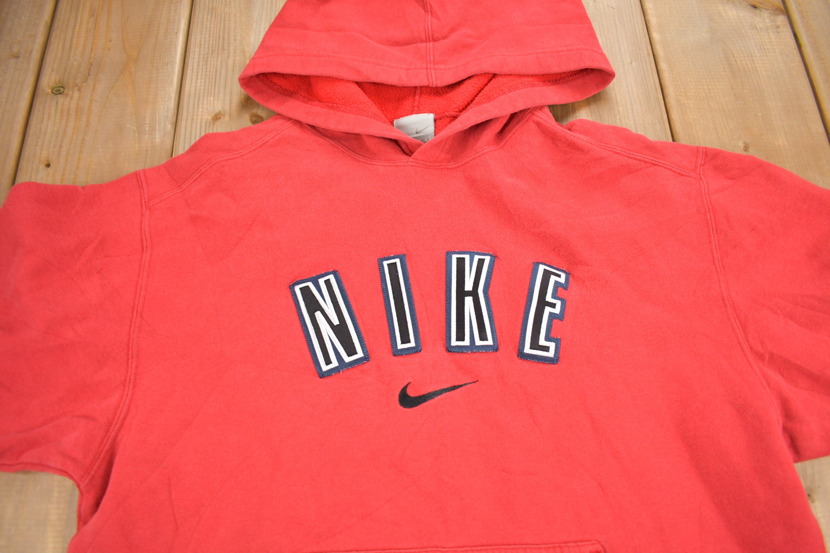 Vintage Y2K Nike Swoosh Embroidered Youth Size Hoodie