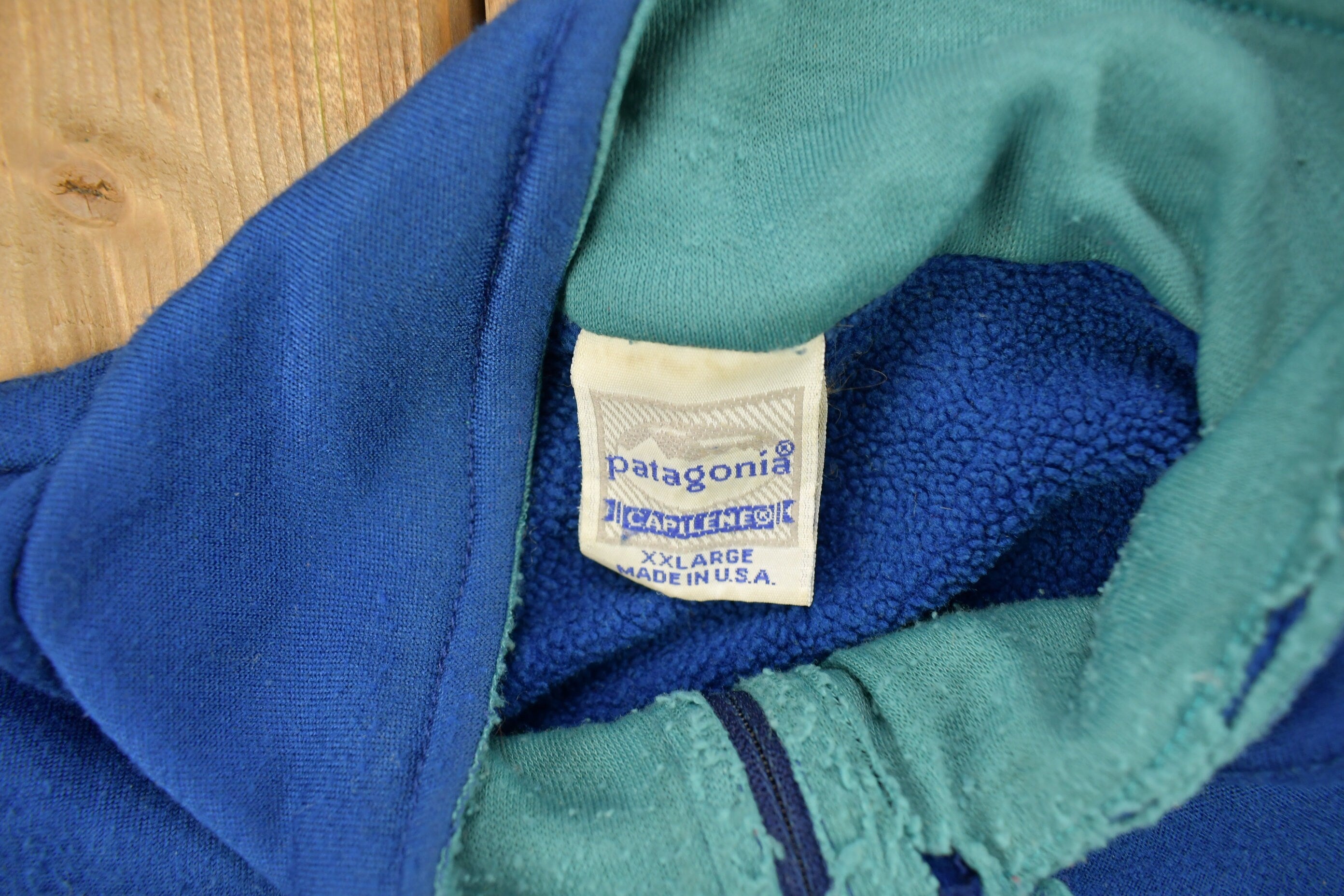 Vintage 1990s Patagonia Capilene Half Zip Fleece Sweater