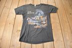 Vintage 1989 P-51 MUSTANG Fighter Plane Single Stitch Graphic T Shirt Made In USA