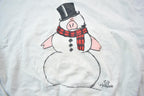 Vintage 1990s Cute Snowman Crewneck Sweater