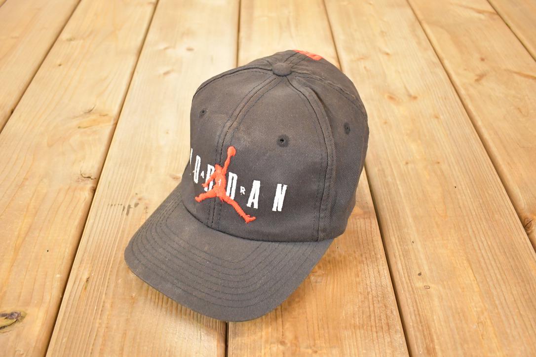 Vintage 1990s Nike Air Jordan 23 Embroidered Snapback NBA Hat / 90's Jordans Basketball Cap