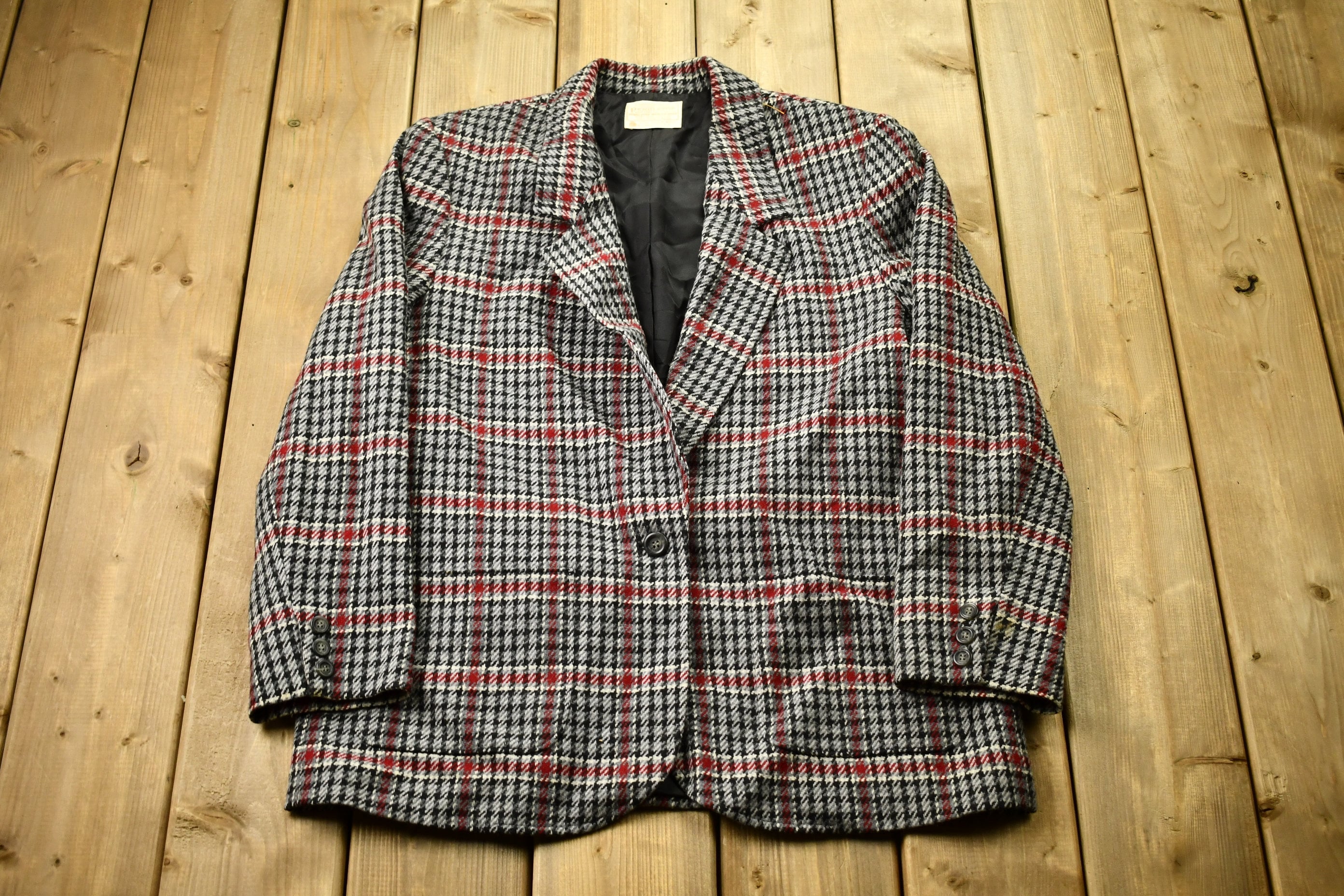 Vintage 1970s Pendleton 100% Wool Blazer Jacket