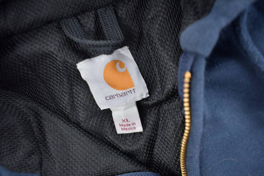 Vintage 1990s Carhartt Thermal Lined Heavy Weight Zip Up Hoodie