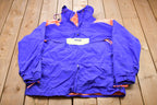 Vintage 1990s Columbia Quarter Zip Windbreaker Jacket