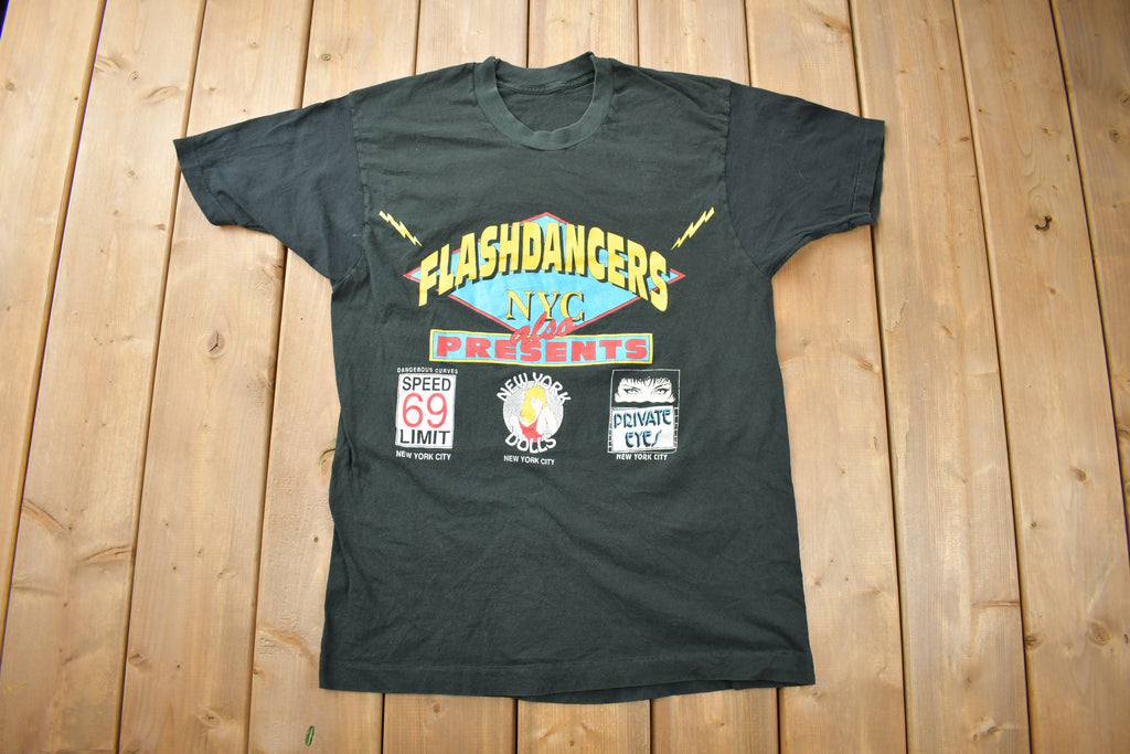 Vintage 1990s Flash Dancers NYC Graphic T Shirt