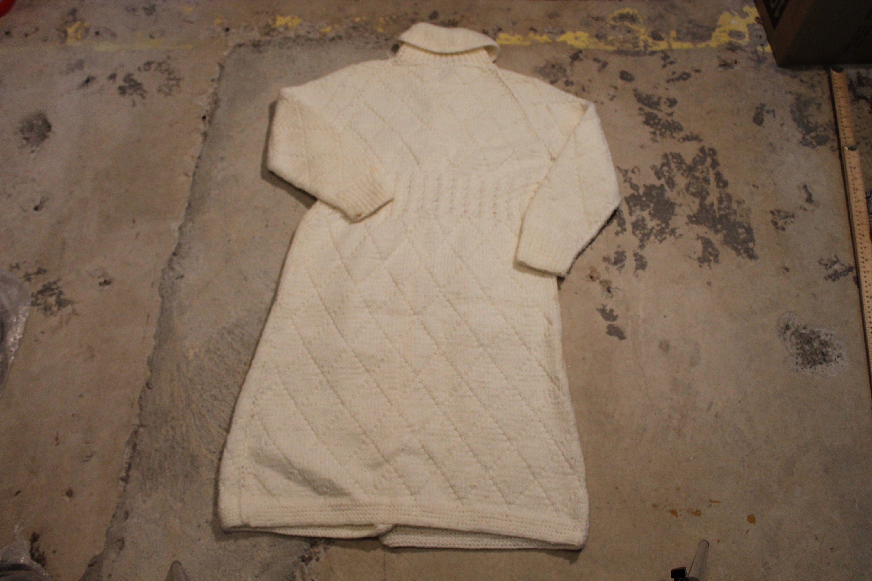 Vintage 1990s Full Length Knitted Sweater
