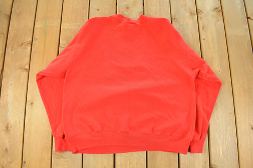 Vintage 1990s Looney Tunes Christmas Crewneck Sweatshirt Men's Large / Sylvester Cat Sweater / 90s Cartoon / Holidays