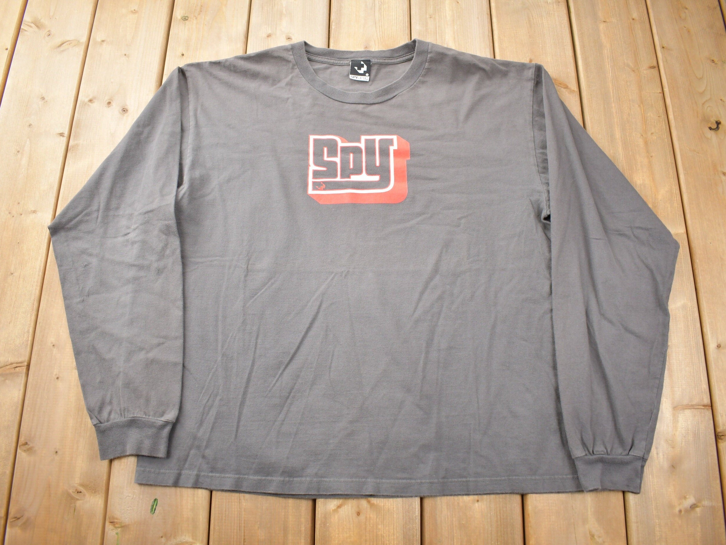 Vintage 1990s Spy Optic Long Sleeve Graphic T Shirt