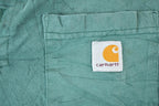 Vintage 1990s Carhartt Long Sleeve Workwear Souvenir Single Stitch T-Shirt Made In USA