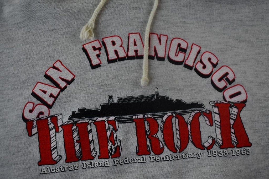 Vintage 1990s San Francisco The Rock Alcatraz Penitentiary Hoodie