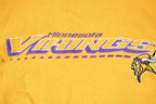 Vintage 1990s Logo Athletic Minnesota Vikings Embroidered NFL Hoodie Sweatshirt Men's L