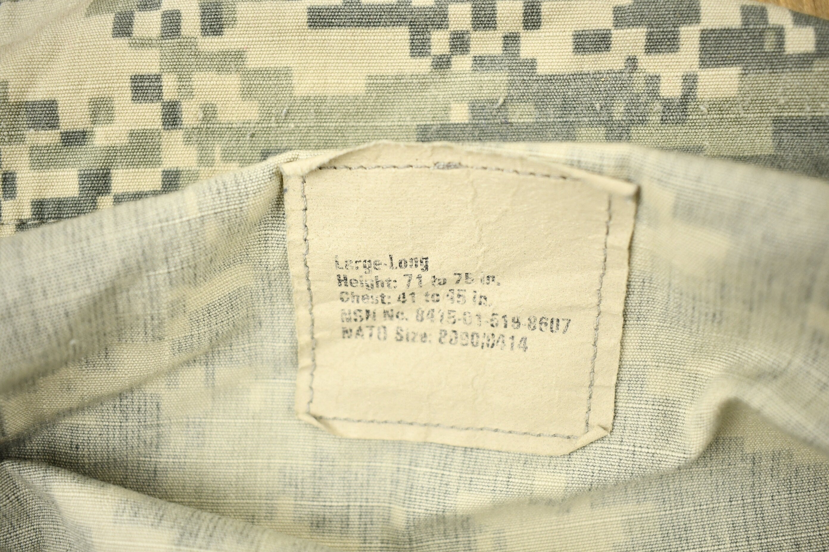 Vintage Military Army Combat Uniform Coat