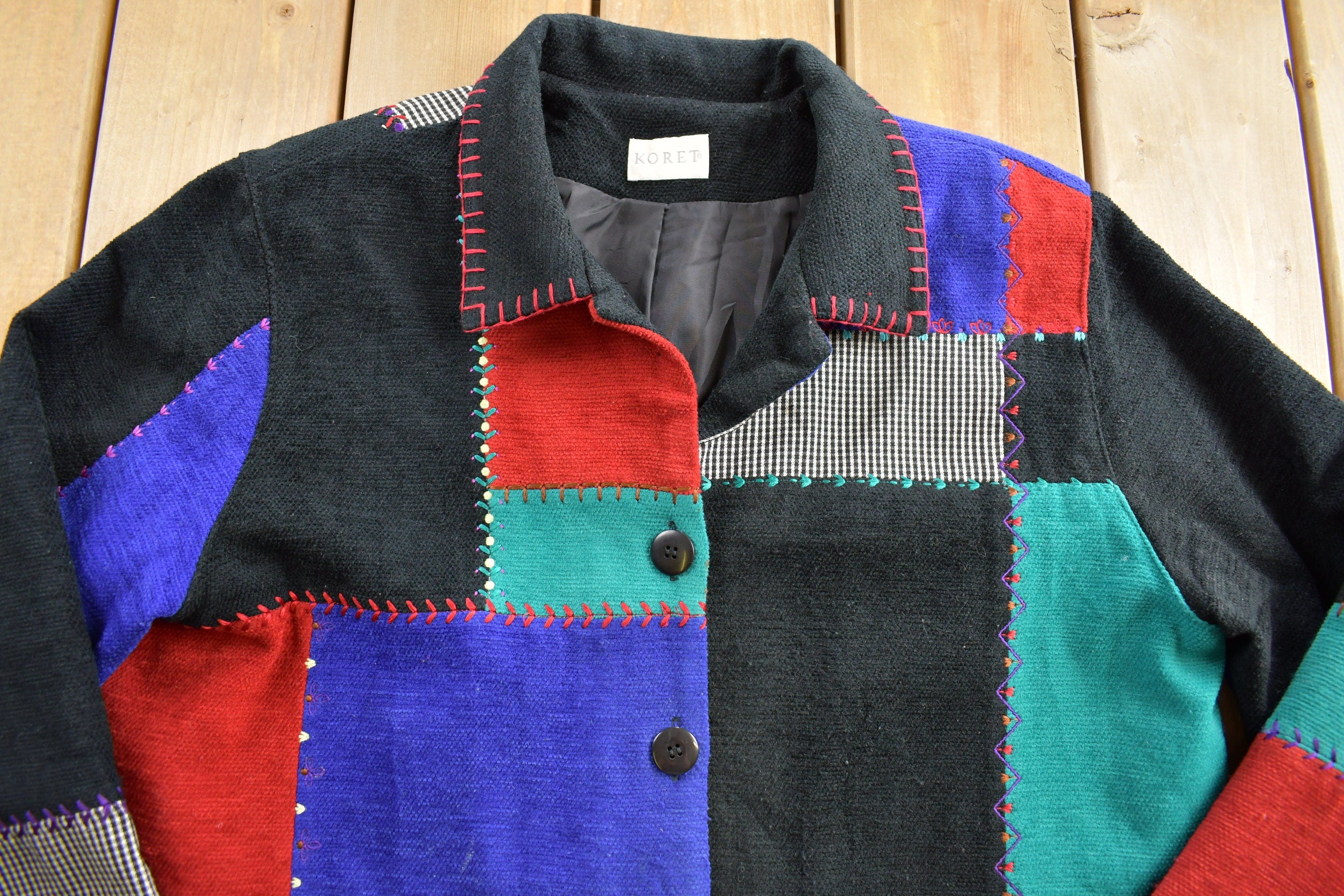 Vintage 1990s Koret Patchwork Jacket