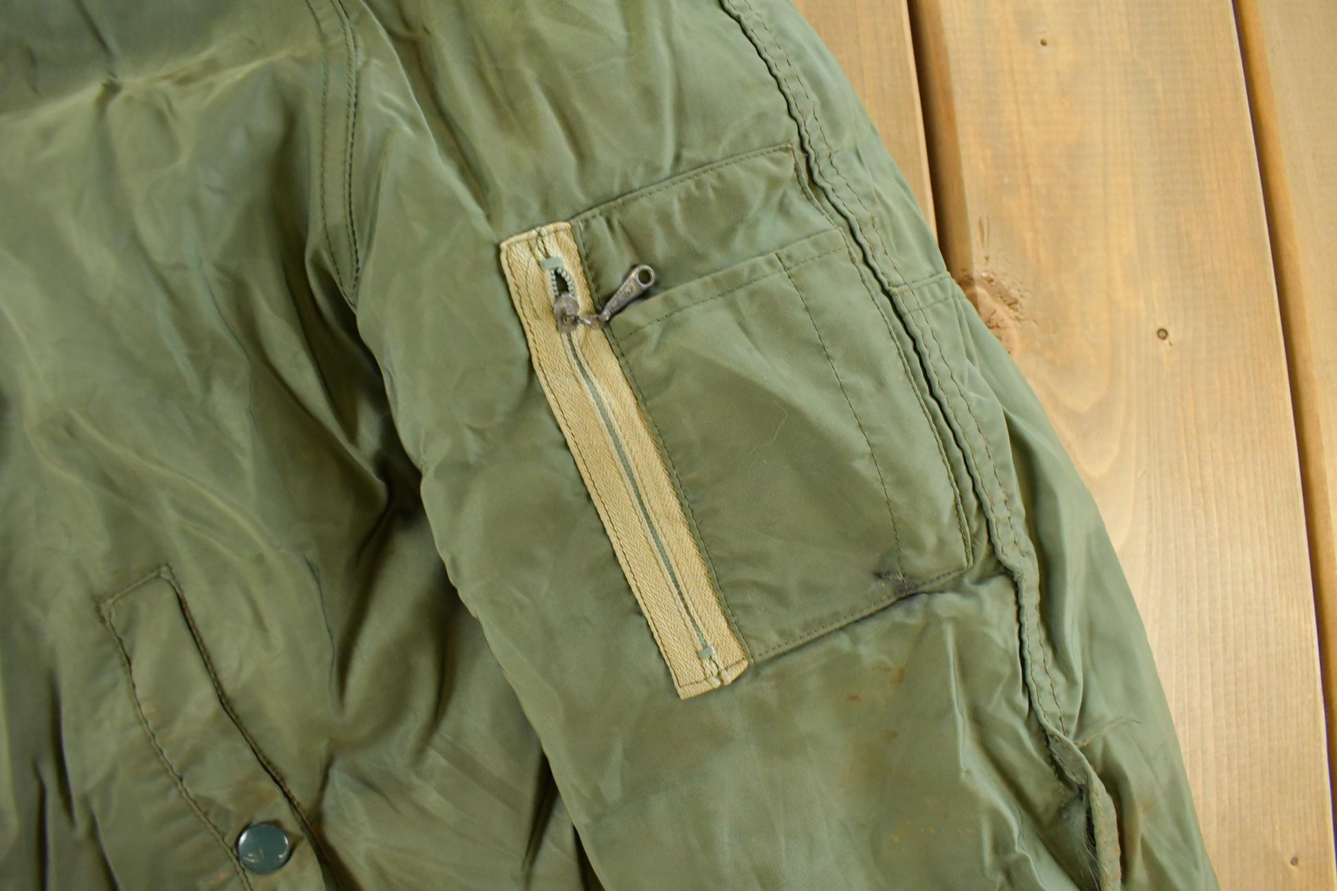 Vintage 1970s Sears N-3B Snorkel Parka Jacket Men's Large