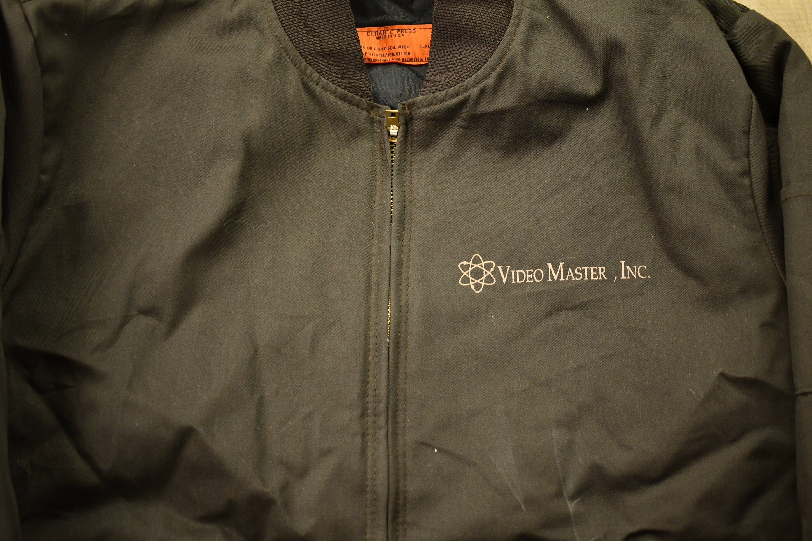 Vintage 1990s Video Master Inc Bomber Jacket