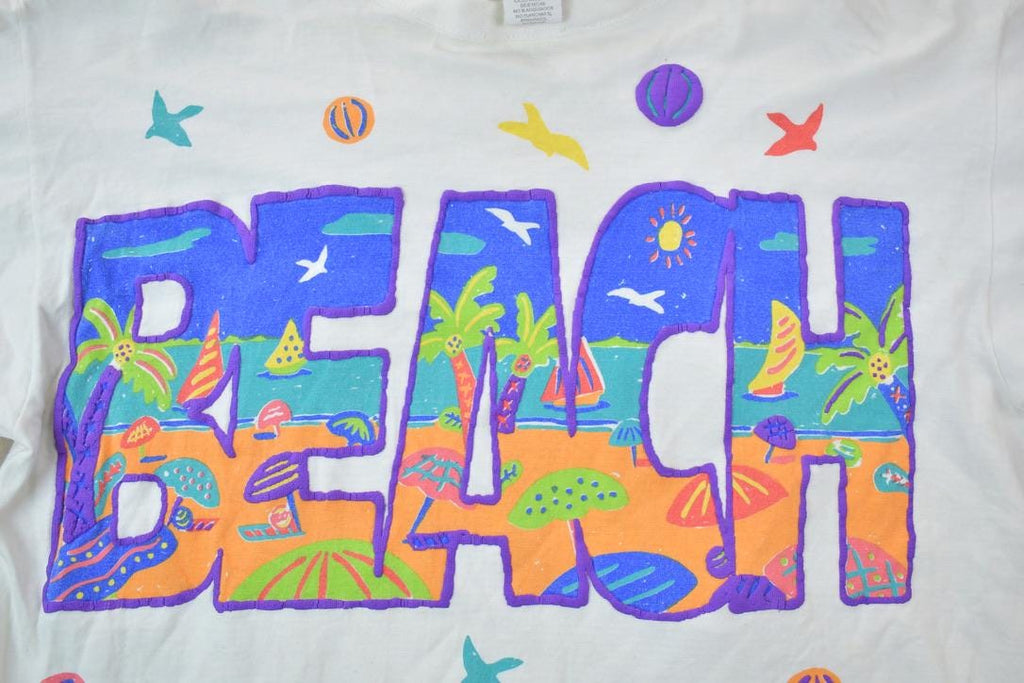 Vintage 1990s Malibu Beach Club Souvenir T-Shirt