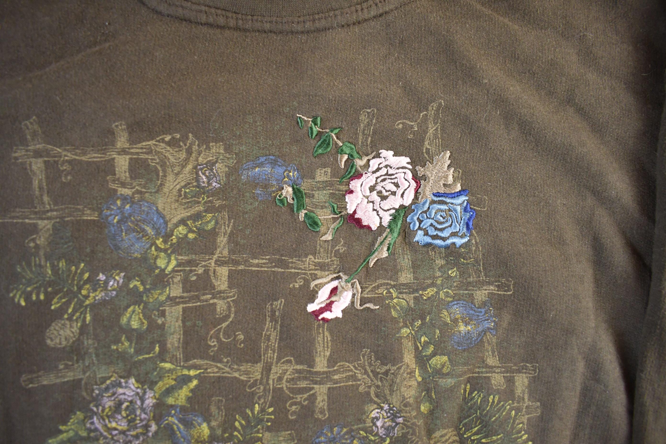 Vintage 1990s Northern Reflections Birds Nature Graphic Crewneck Sweater Adult S-M