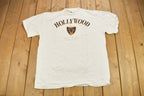 Vintage 1990s Hollywood California Souvenir T Shirt Single Stitch