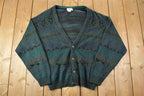 Vintage 1990s North Country Knit Cardigan Sweater