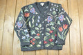 Vintage 1990s Talbots Petites 100% Wool Knit Quarter Button Cardigan Sweater