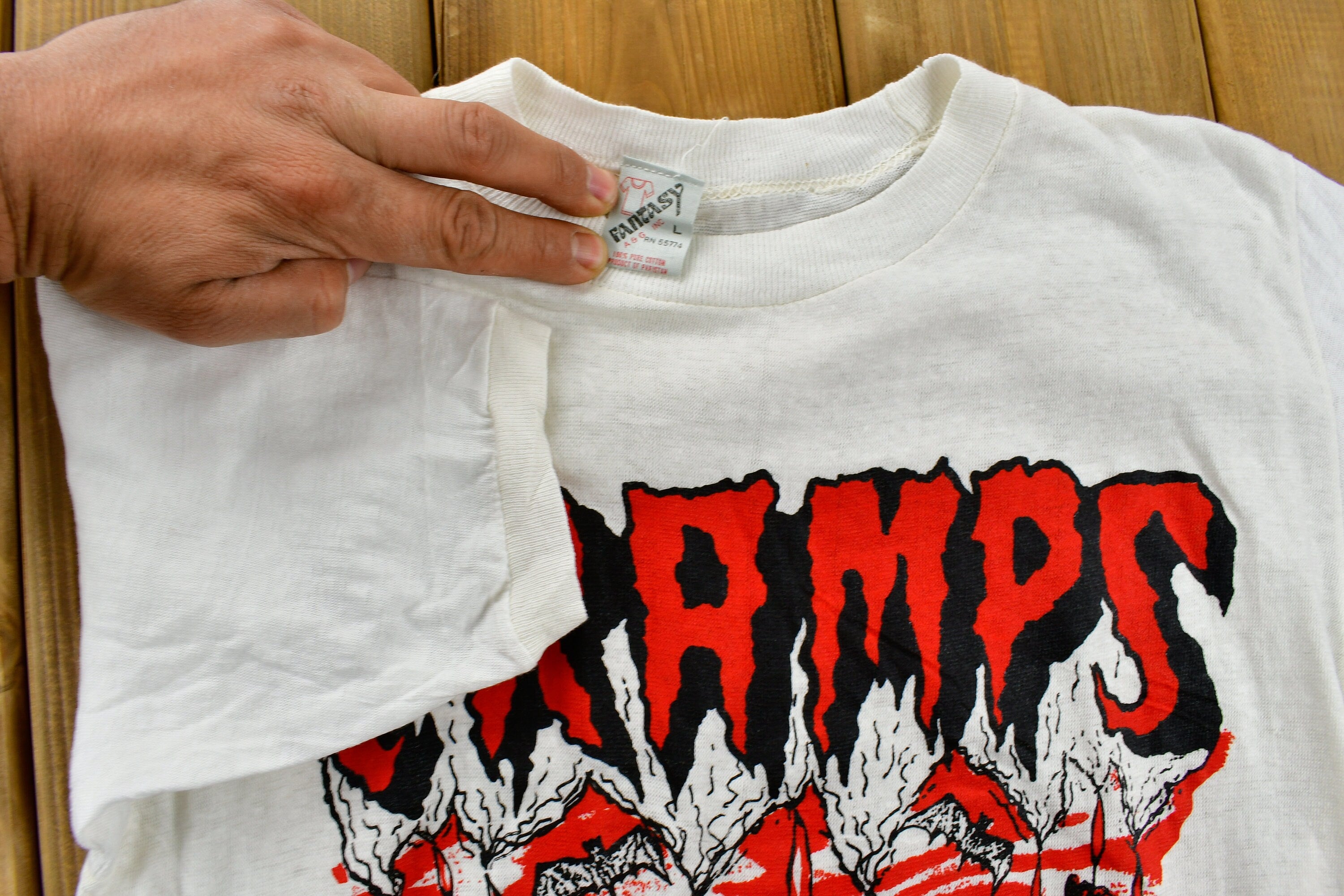 Vintage 1981 Cramps Rockin' Bones Tour T-shirt