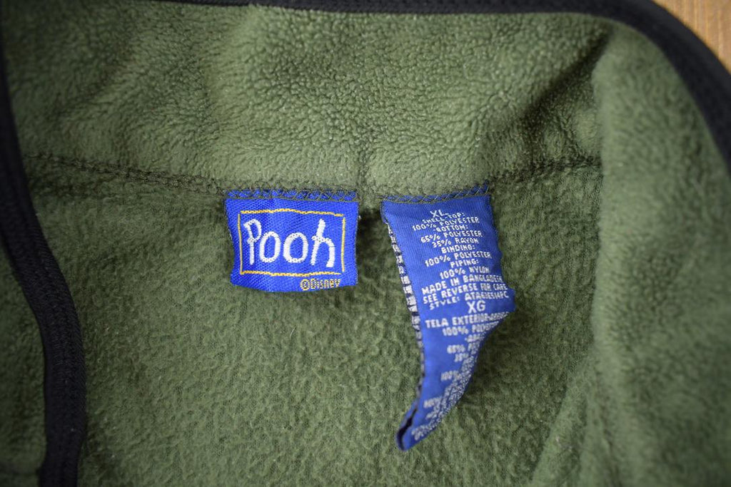 Vintage 1990s Winnie The Pooh Embroidered Fleece Sweater