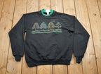 Vintage 1990s Morning Sun Tree Theme Crewneck Sweater