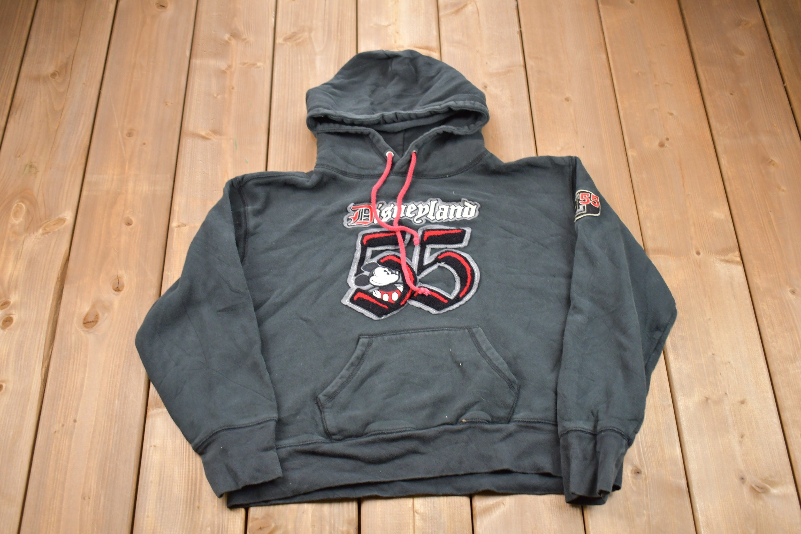 Vintage 1990s Disneyland Resort Mickey Mouse Graphic Hoodie