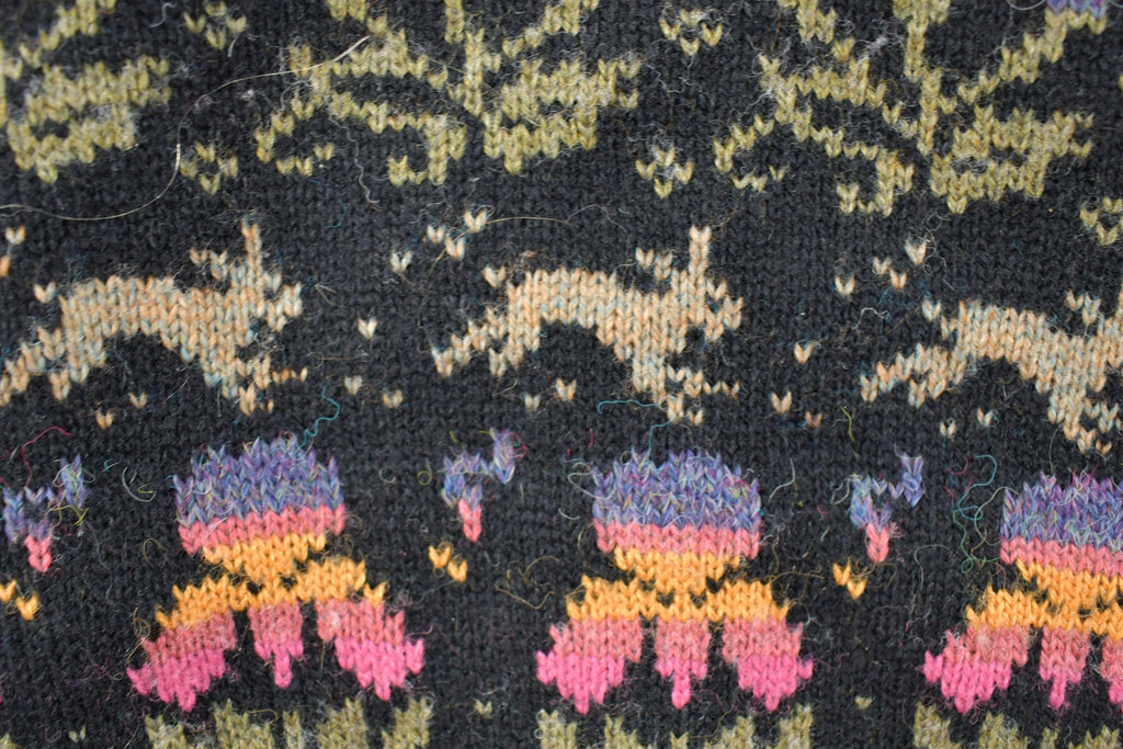 Vintage 1990s Compliments Bunny Knit Crewneck Sweater