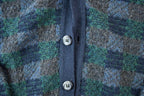 Vintage 1990s Jantzen Knit Perfect Mild Distress Cardigan Sweater Made In USA