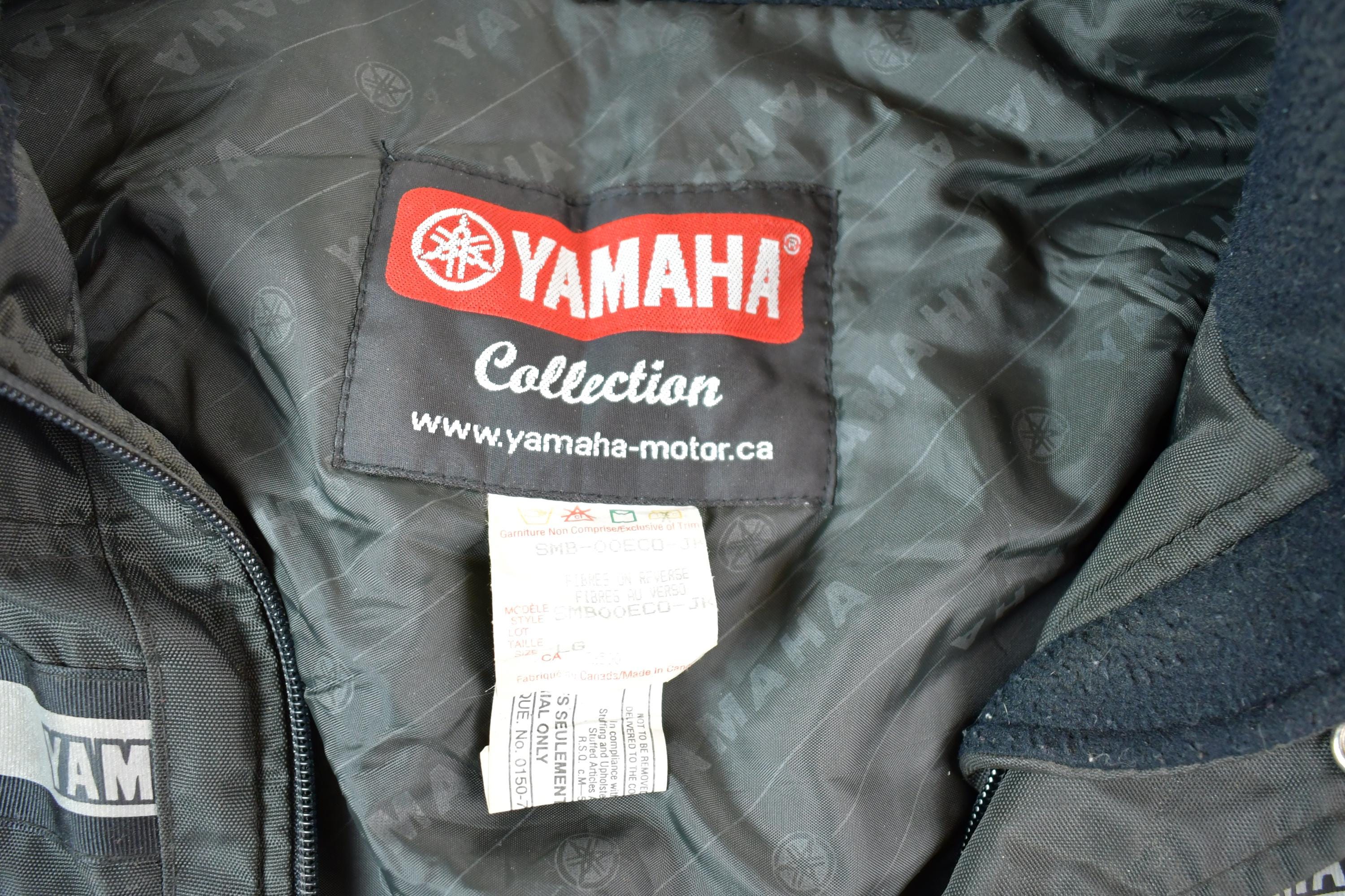 Vintage 1990s Yamaha Collection Snowmobile Motorsport Puffer Jacket