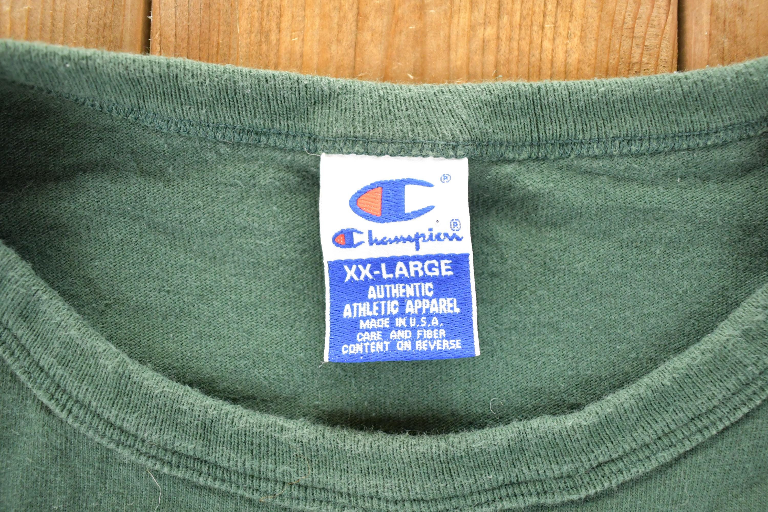 Vintage Y2K Champion Text Logo Crewneck Sweatshirt Men's XL