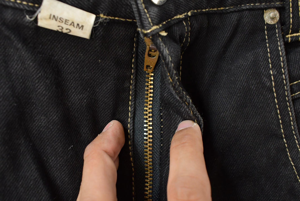 Vintage Y2K Paco Baggy Denim Jeans Men's 34 x 32 / American Vintage Jeans / Sun Faded / Streetwear / Vintage Pants / Plated / Black Jeans