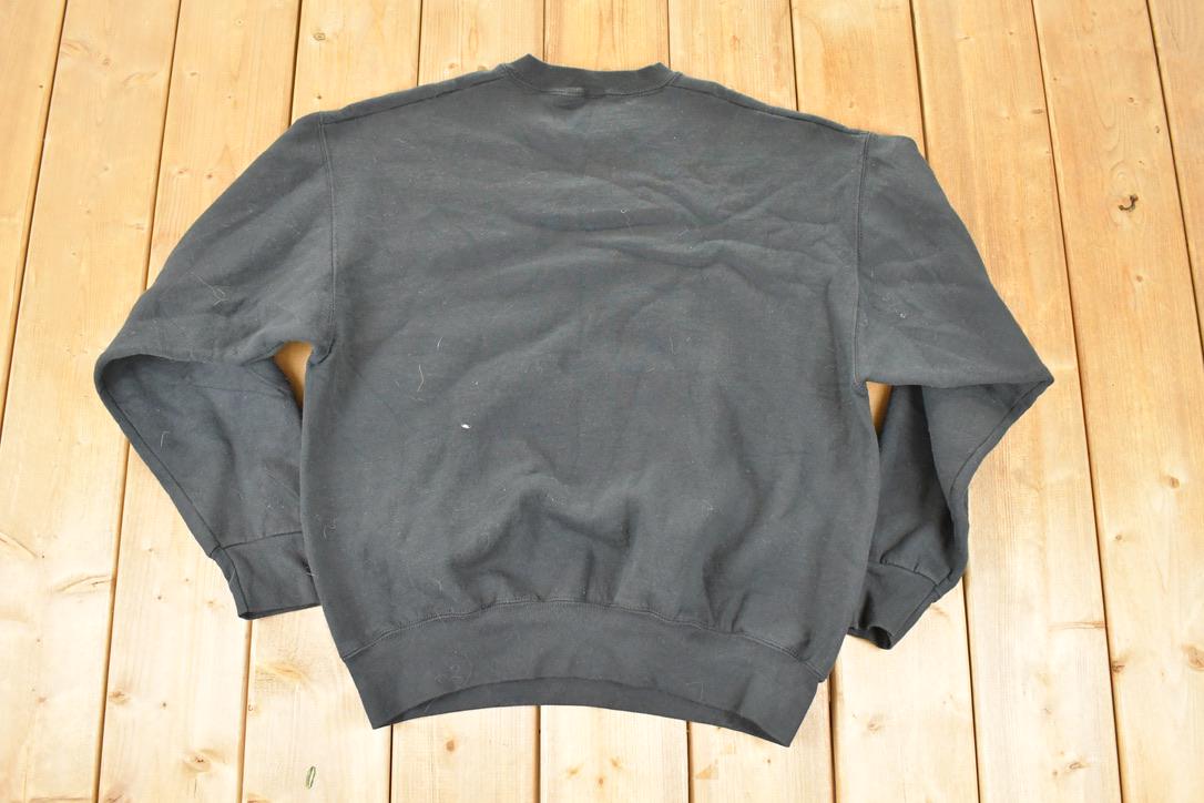 Vintage 1990s Sharky Guitar Shark Crewneck Sweatshirt Men's L
