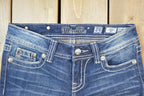 Vintage Y2K Miss Me Bedazzled Low Rise Jeans Size 26x31
