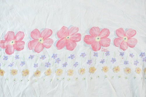 Vintage 1990s Northern Reflections Wrap Around Print T-Shirt / Vintage Floral Souvenir Streetwear / Vacation Tee