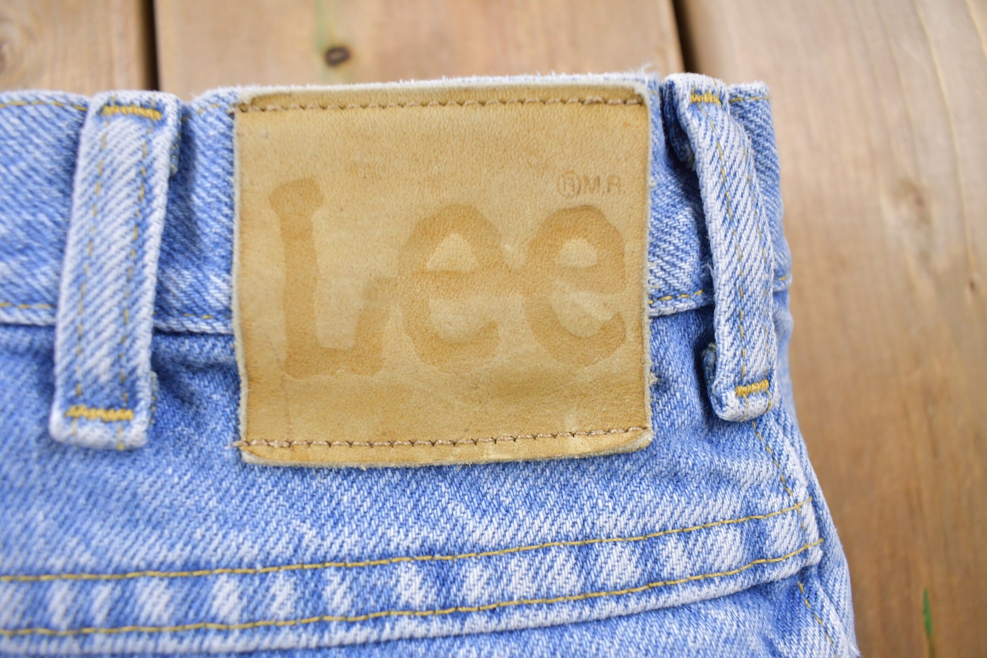 Vintage 1980's Lee Blue Straight Leg Jeans 32 x 29