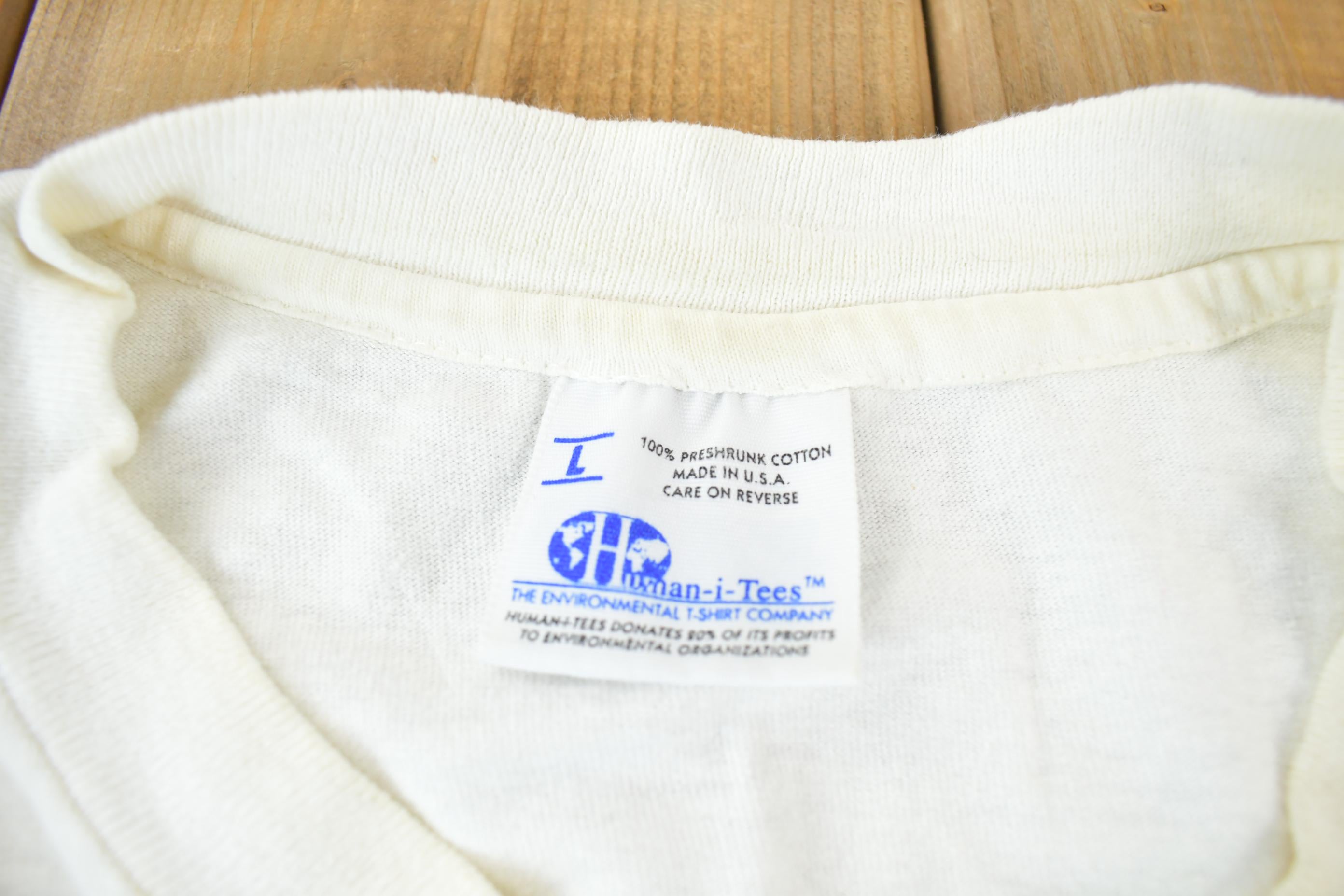 Vintage 1992 One With The Earth Souvenir Travel T-Shirt