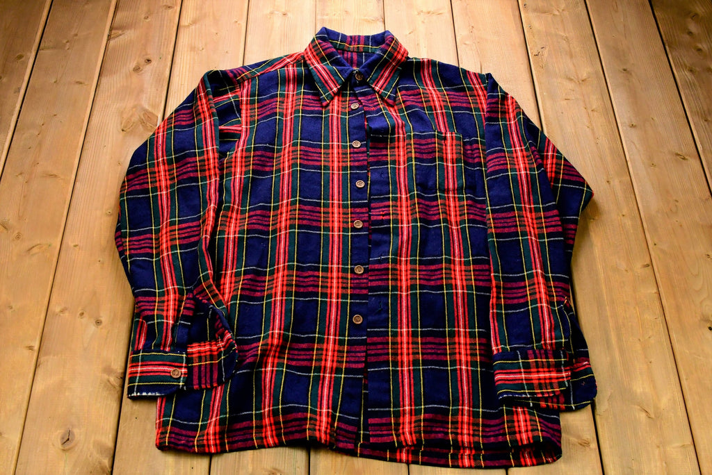 Vintage 1990s Plaid Button Up Shirt